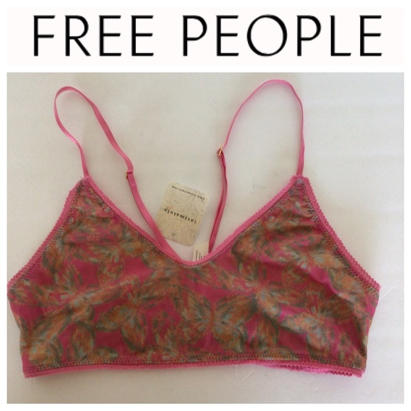 Free People Other - FREE PEOPLE BUTTERFLY BRA NWT LARGE
